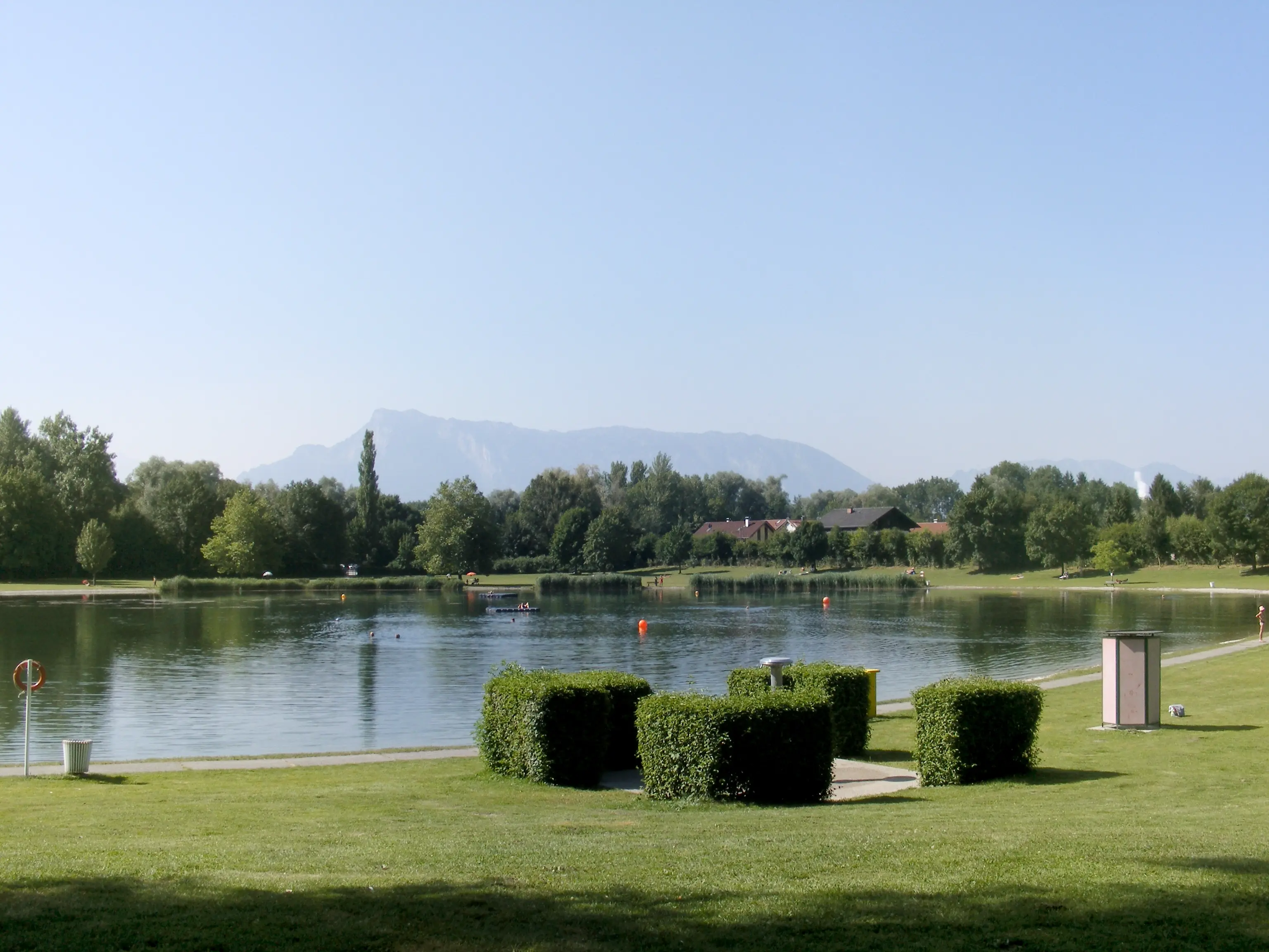 Malerischer Blick auf den Fluss Salzach – Naturerlebnis direkt in der Nähe